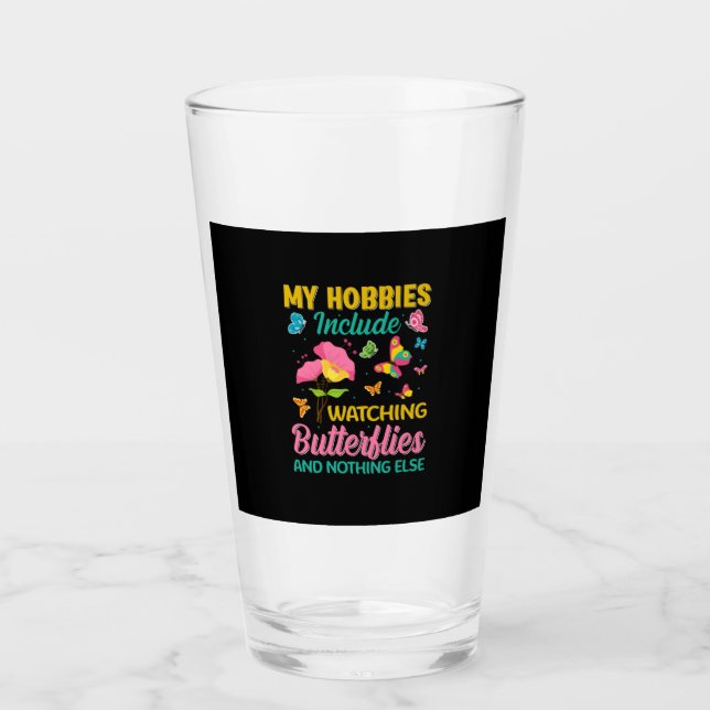 Butterfly Gift | Include Watching Butterflies Glass (Front)