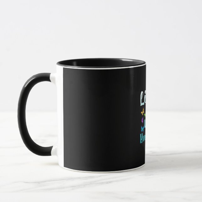 Butterfly Gift | Life Is Like A Butterfly Mug (Left)