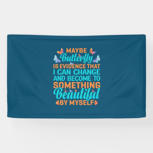 Butterfly Gift | Maybe Butterfly Banner (Horizontal)