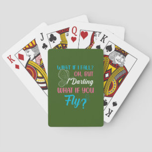 Butterfly Gift What If You Fly Playing Cards