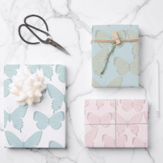 Butterfly Gift Wrapping Paper