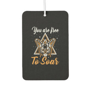 Butterfly Gift You Are Free To Soar Car Air Freshener
