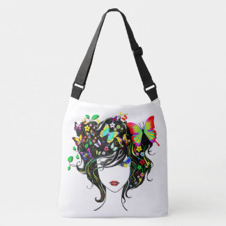 Butterfly Girl 1 Crossbody Bag