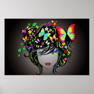 Butterfly Girl 1 Poster