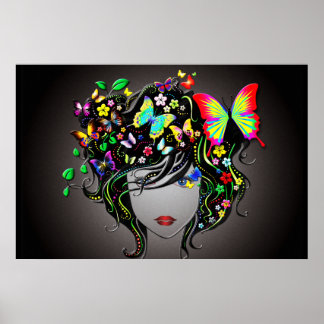Butterfly Girl 1 Poster