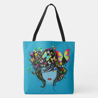 Butterfly Girl 1 Tote Bag