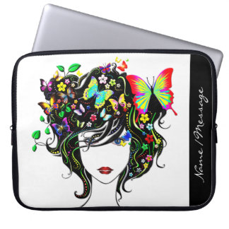 Butterfly Girl 1A Laptop Sleeve