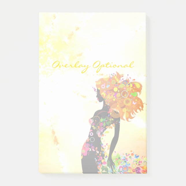 Butterfly Girl 5A Options Post-it Notes (Front)