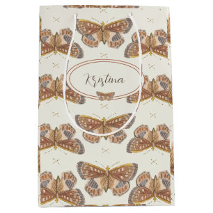 Butterfly Girl Baby Shower Medium Gift Bag