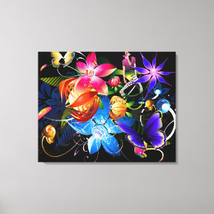 Butterfly Girl Canvas Print