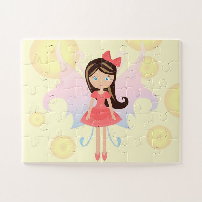 Butterfly Girl Jigsaw Puzzle (Horizontal)