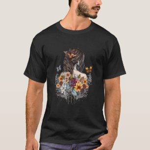 Butterfly Girl Lady of Butterflies 8 T-Shirt