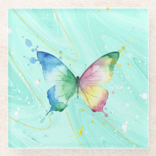 Butterfly Glass Coaster