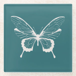 Butterfly Glass Coaster