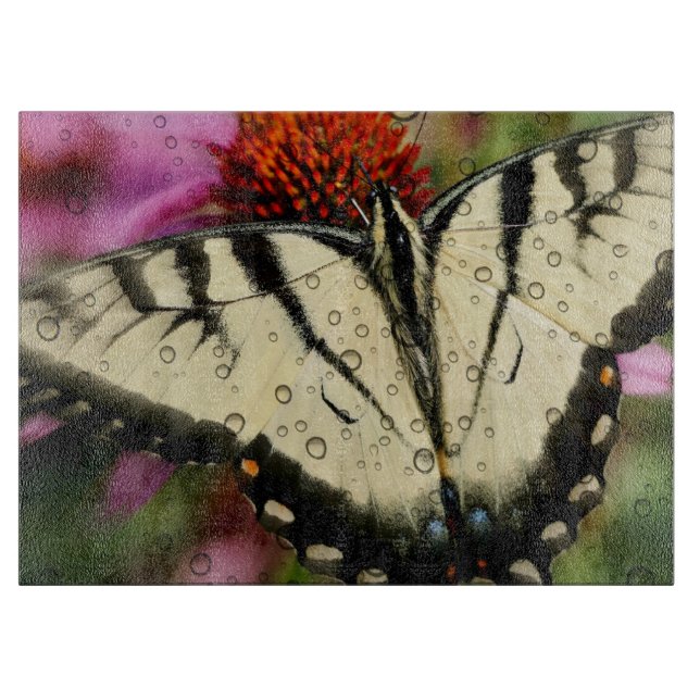 Butterfly Glass Cutting Board (Front)