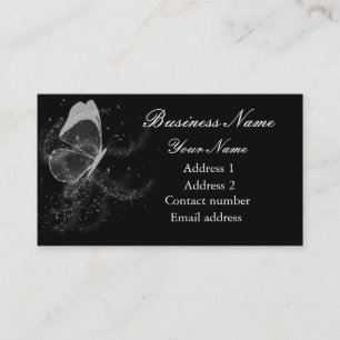 Butterfly & Glitter Business Card