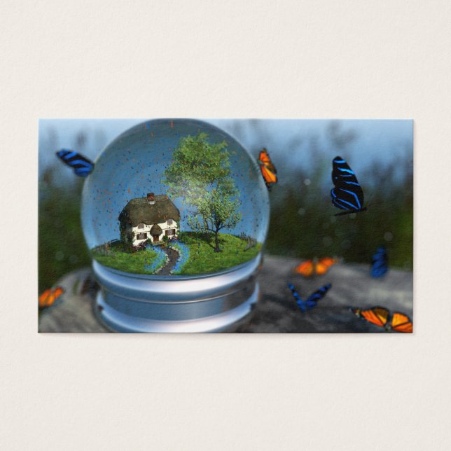 Butterfly Globe Bookmarks (Front)