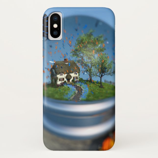 Butterfly Globe iPhone Case (Back)