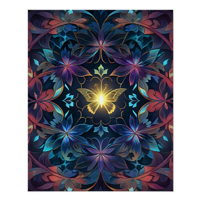 Butterfly Glow  Poster (Front)