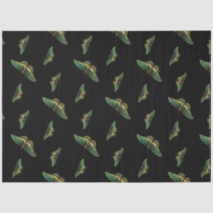 Butterfly Green Vintage Decopage Tissue Paper