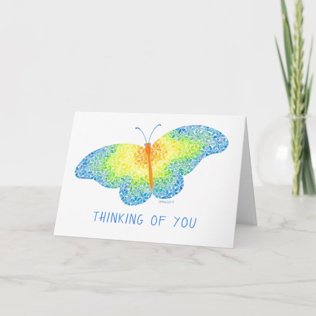 Butterfly Greeting Card (Front)