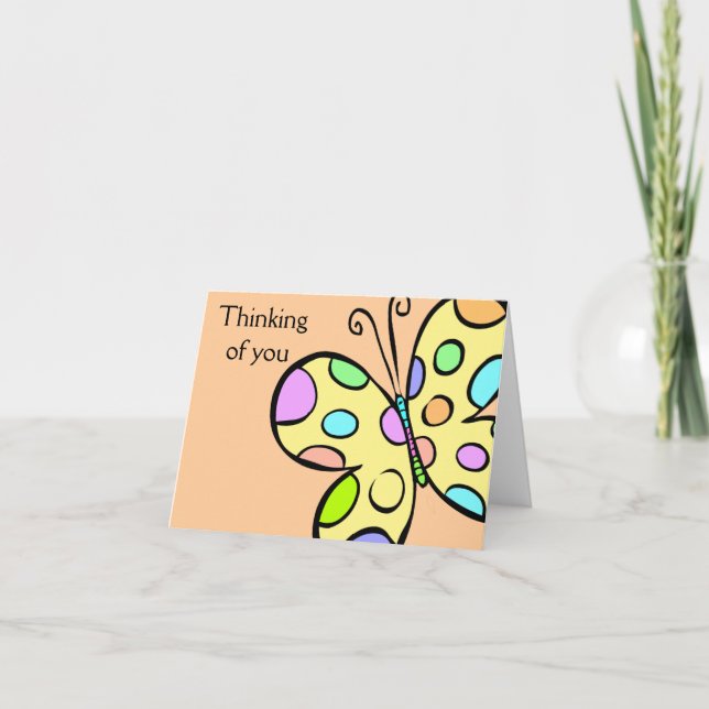 Butterfly Greetings Card (Front)