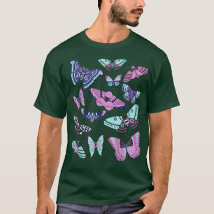 Butterfly Grunge Fairycore Insect Aesthetic Moth C T-Shirt