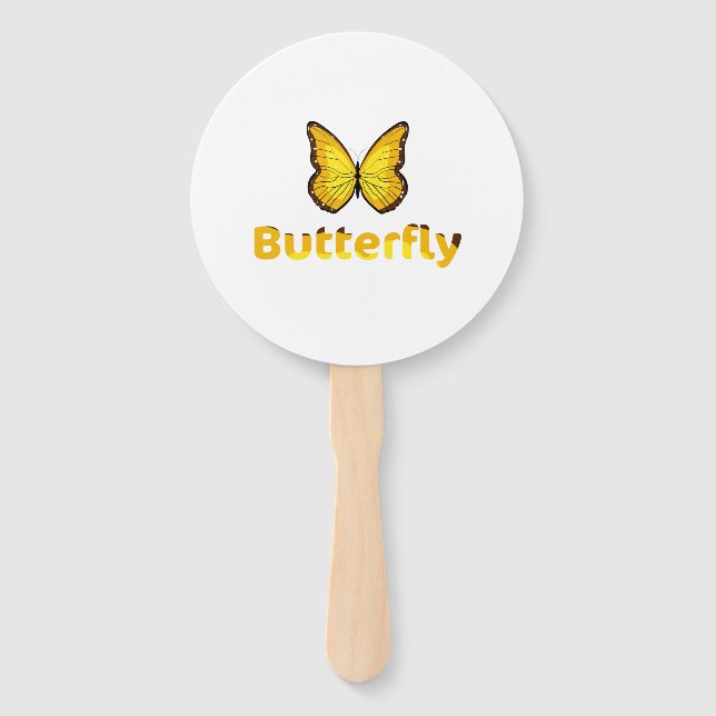 Butterfly Hand Fan (Front)