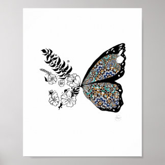 Butterfly handcraft poster