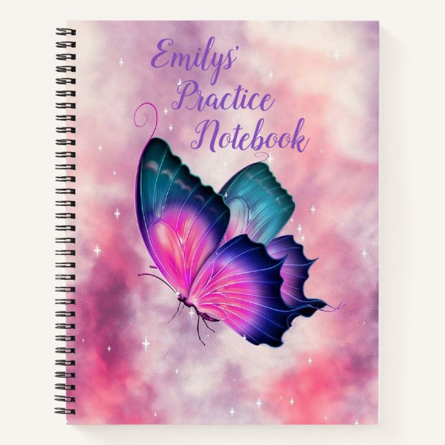 Butterfly Handwriting Practice Book (Front)