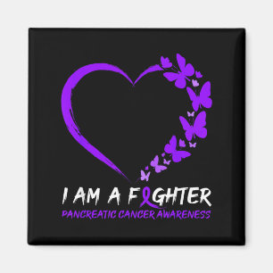 Butterfly Heart A Fighter Pancreatic Cancer Magnet