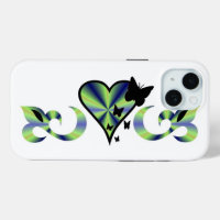 Butterfly Heart and Lily Rainbowart
