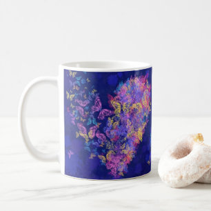 Butterfly Heart Coffee Mug