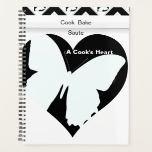 Butterfly Heart Cook Bake Saute Planner