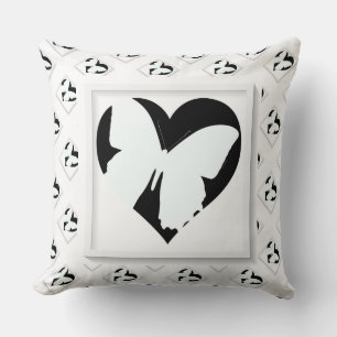 Butterfly Heart  Cushion