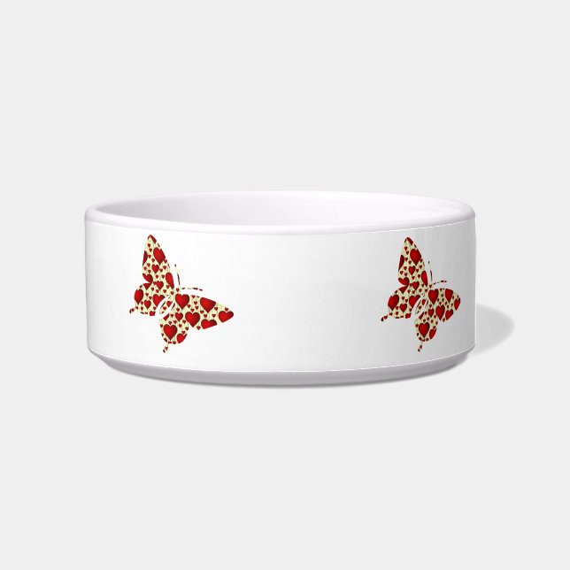 Butterfly Heart Love Art Beautiful Aloha Hawaiian Bowl (Right)