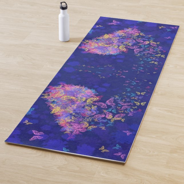 Butterfly Heart - Love - Yoga Mat (In Situ)
