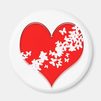 Butterfly Heart Magnet