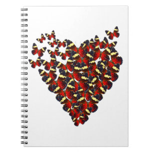 Butterfly heart notebook