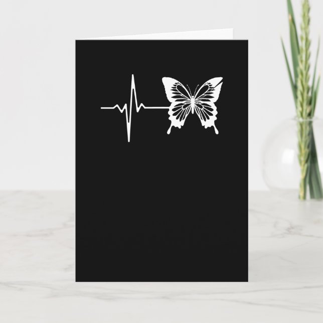 Butterfly Heartbeat Card (Front)
