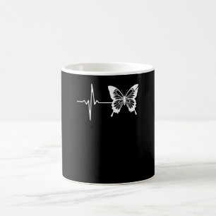 Butterfly Heartbeat Coffee Mug