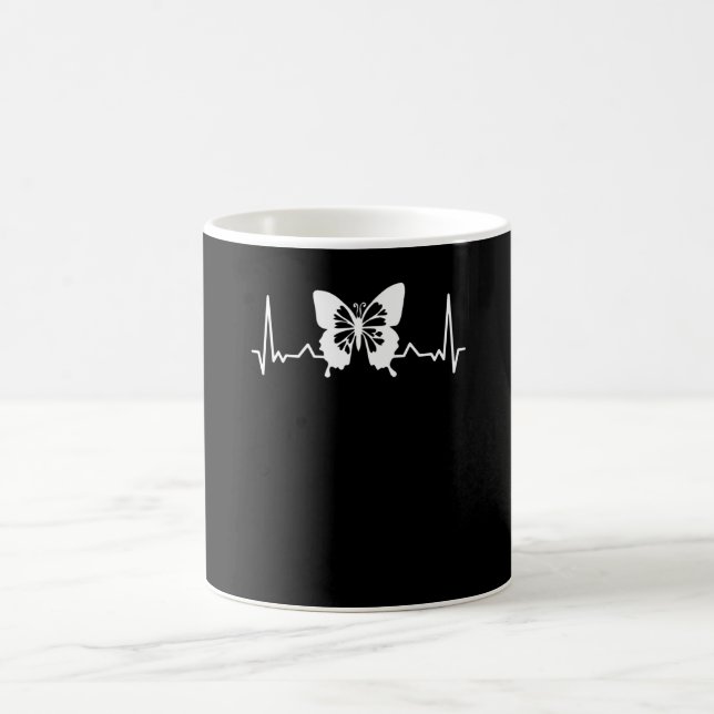 Butterfly Heartbeat Coffee Mug (Center)