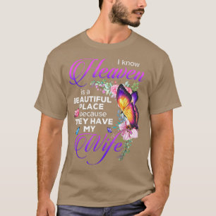 Butterfly Heaven Beautiful They Have My Wife Guard T-Shirt