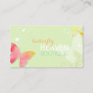 Butterfly Heaven Fashion Boutique Business Cards