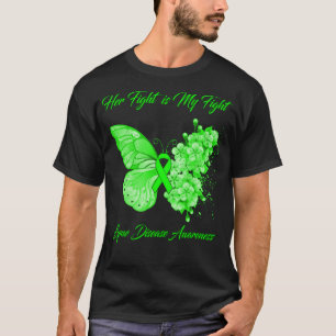 Butterfly Her Fight is My Fight Lyme Disease Aware T-Shirt