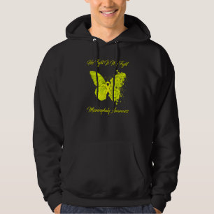 Butterfly His Fight Is My Fight Microcephaly Aware Hoodie
