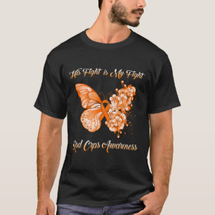 Butterfly His Fight Is My Fight Rsd Crps Awareness T-Shirt