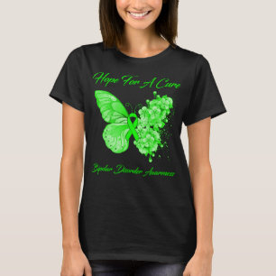 Butterfly Hope For A Cure Bipolar Disorder Awarene T-Shirt