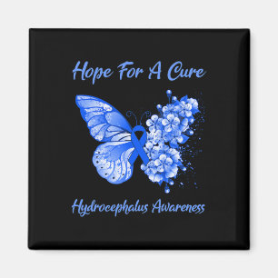 Butterfly Hope For A Cure Hydrocephalus Awareness Magnet