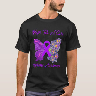 Butterfly Hope For A Cure Ribbon Opioid Overdose A T-Shirt